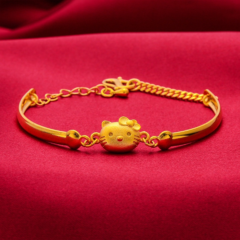 Dây Chuyền Mặt Hình Mèo May Mắn Mạ Vàng Đồng Phong Cách Mới Đơn Giản Cho Nữ