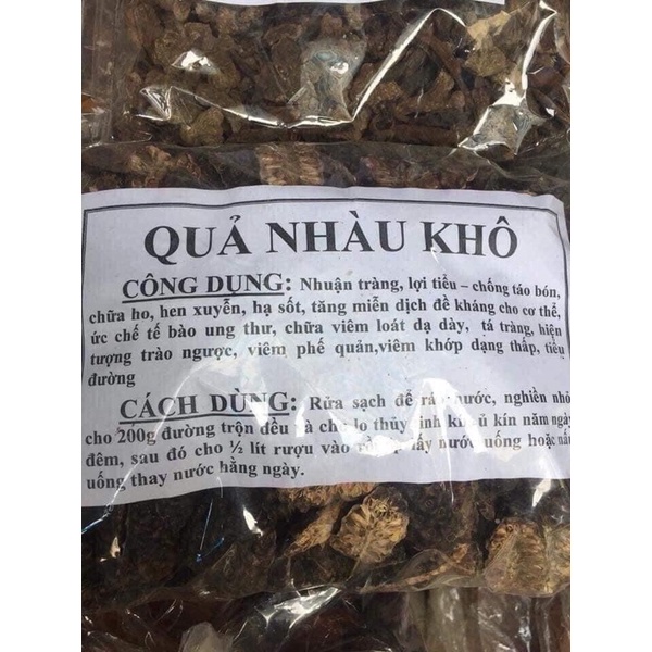 1kg Quả nhàu khô thơm, mới , quả to, cực tốt cho sức khỏe