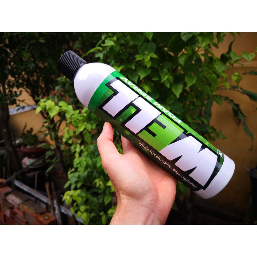 Chai Xịt Vệ Sinh Khô Nón Bảo Hiểm, Áo Da ,Giày Lube71 Well Foam Spray 600ml Tặng Khăn