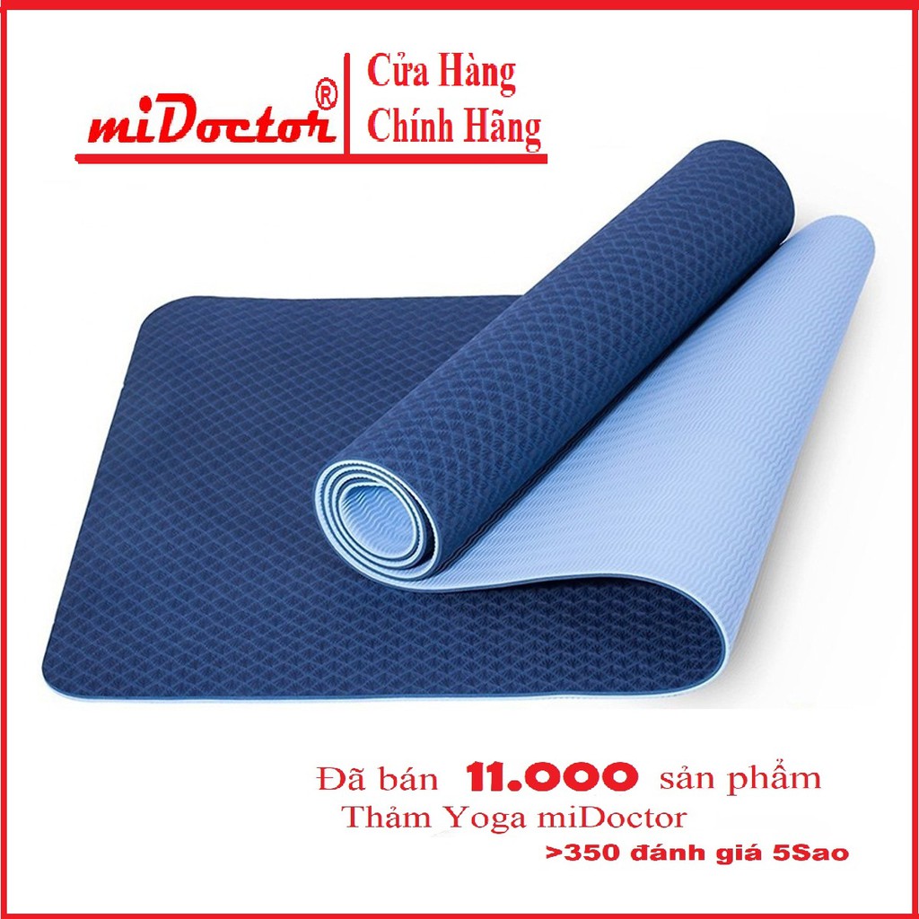 [LOẠI TỐT - HÀNG CAO CẤP] Thảm Yoga Cao Cấp Chất Liệu Bảo Vệ Môi Trường - Hàng Chính Hãng miDoctor