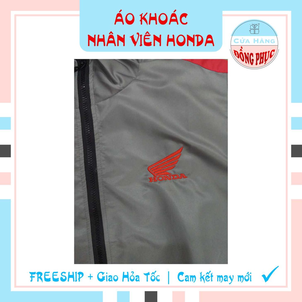 ÁO KHOÁC NHÂN VIÊN BÁN HÀNG HONDA NAM, ÁO KHOÁC HONDA, MẪU ĐÚNG CHUẨN CỦA HEAD, giá sỉ