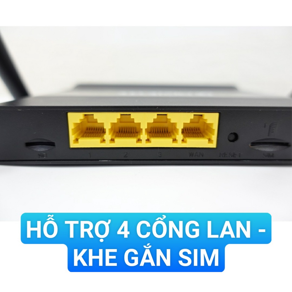 [Chính Hãng ] Bộ Phát Wifi Từ Sim 3G/4G Tốc Độ Cao MIXIE - LTE 4 RÂU