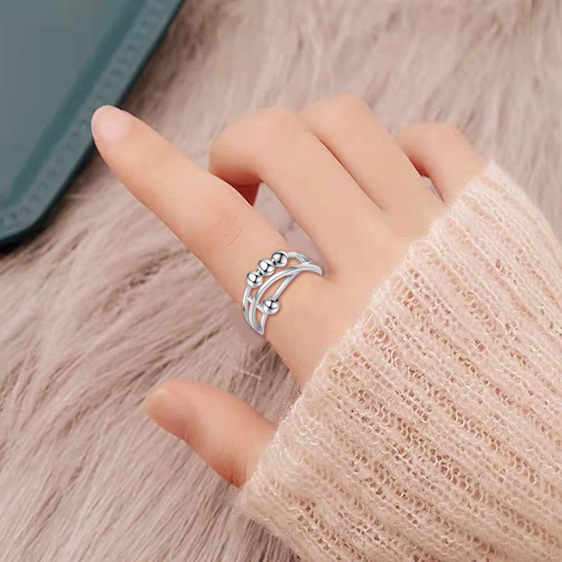 Vòng Quay Đồ Chơi Fidget Spinner Unisex Có Thể Điều Chỉnh Giúp Giảm Stress