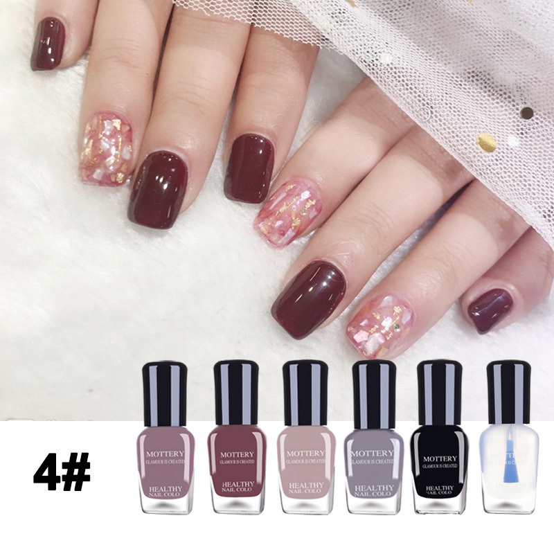 1 Set Sơn Móng Tay DIY Không Độc Hại Lâu Trôi Cho Nữ