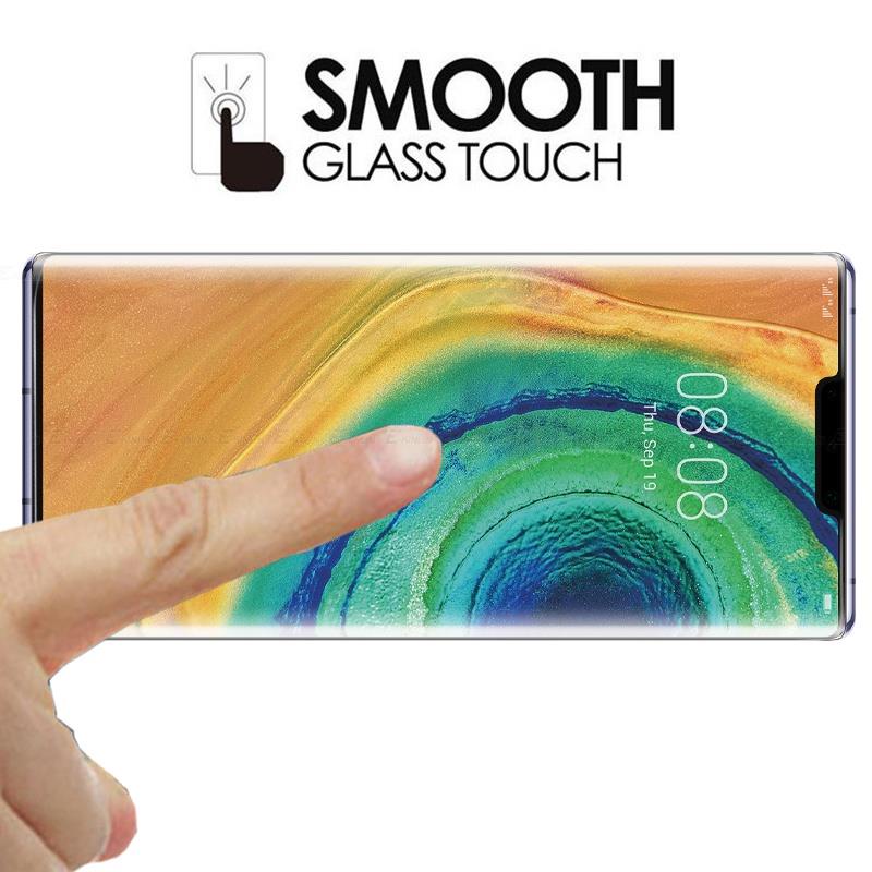 Kính Cường Lực 9H Bảo Vệ Toàn Màn Hình Viền Cong 3D Cho HuaWei Mate 50 40 30 20 Pro Plus Lite RS 40E 30E