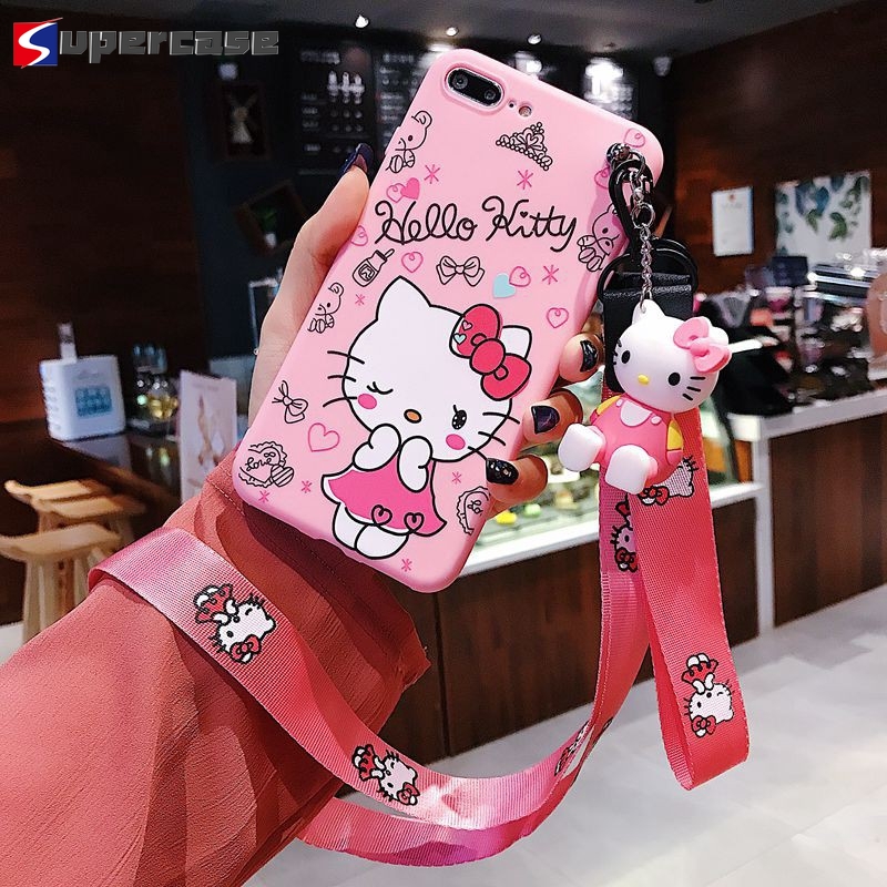 Ốp Điện Thoại Mềm Hình Hello Kitty Cho Iphone 12 Mini Pro Max 11 Pro Max Xs Max Xr X 8 7 6 6s Plus