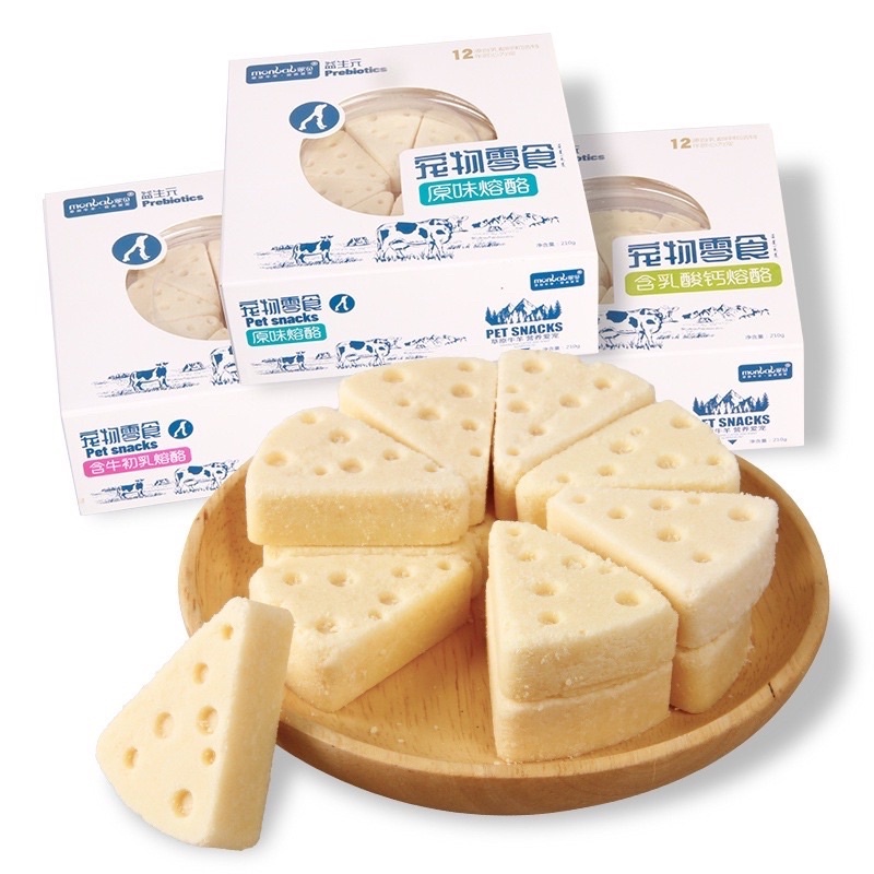 Bánh Thưởng Phô Mai Dành Cho Chó Mèo MONBAB - 1 Viên Lẻ 14g