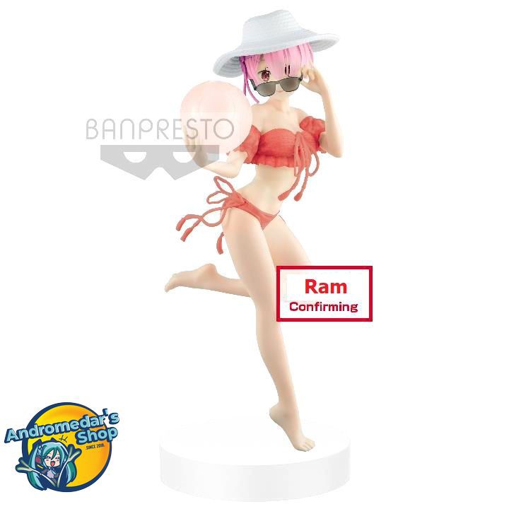 [Banpresto] Mô hình nhân vật Zero Starting Life in Another World Ram &amp; Rem Swimming Suit Vol. 2 EXQ figure 22cm