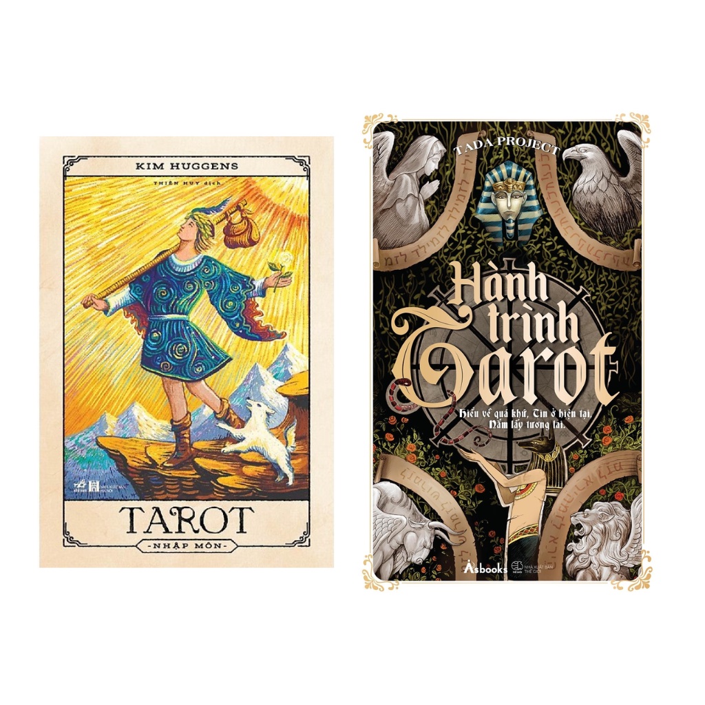 Sách Combo 2 cuốn : Tarot nhập môn + Hành Trình Tarot (Tái Bản 2022)