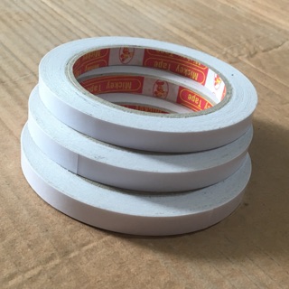 5 cuộn băng dính 2 mặt bản 1cm