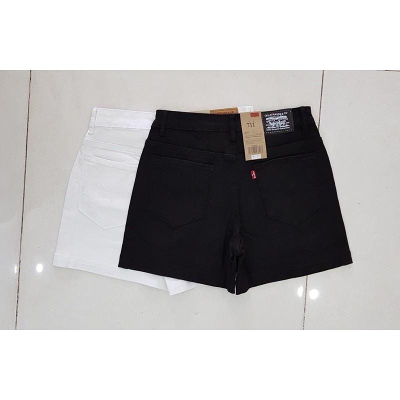 Quần short trắng đen xuất dư