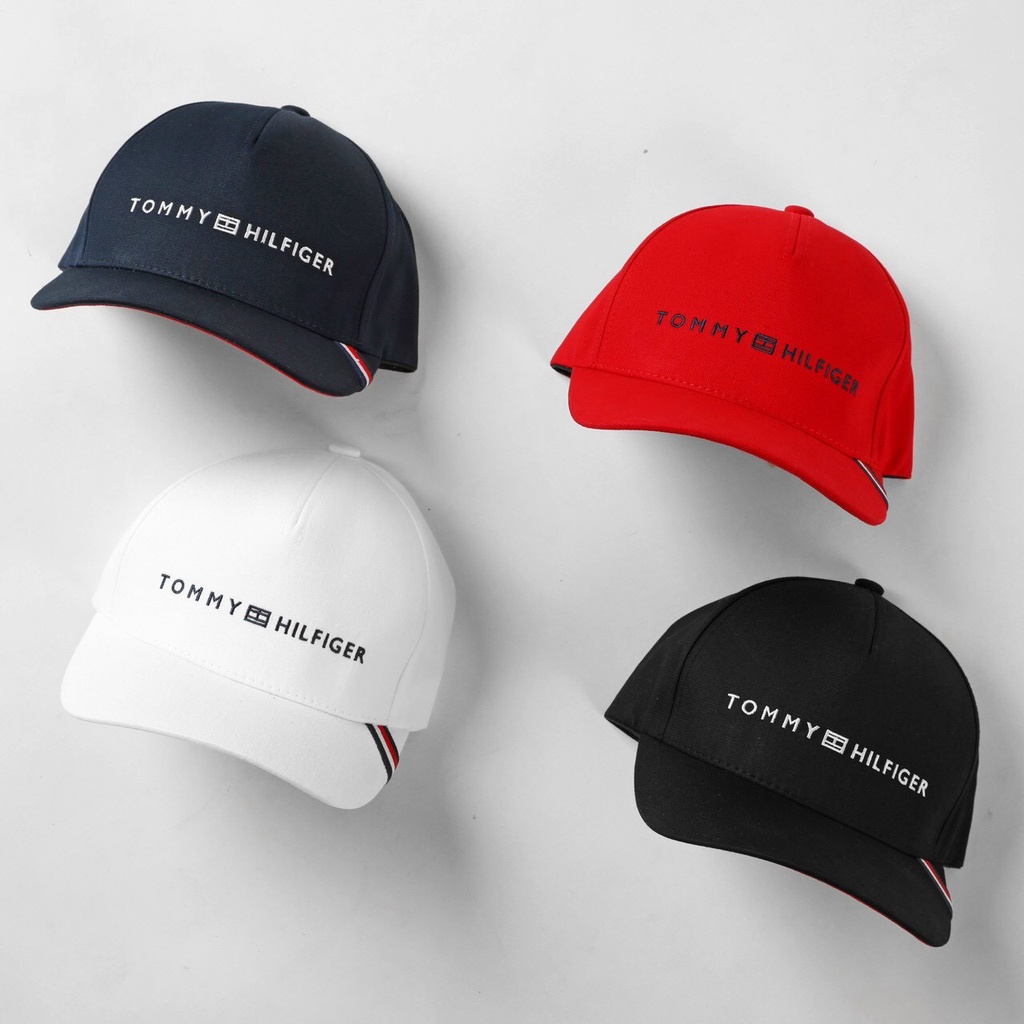Nón lưỡi trai T.M Tommy HIlfier Sonola chất vải cotton nhập Hàn Quốc,nhiều màu, free size