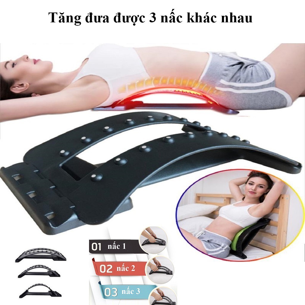 Dụng cụ massage cột sống - Khung nắn chỉnh cột sống thoát vị đĩa đệm, đau thắt lưng, ngồi