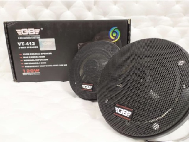 Loa Đồng Trục Loa Cánh Cửa Ô Tô GB VT 412 - HAI ĐƯỜNG TIẾNG ÂM THANH