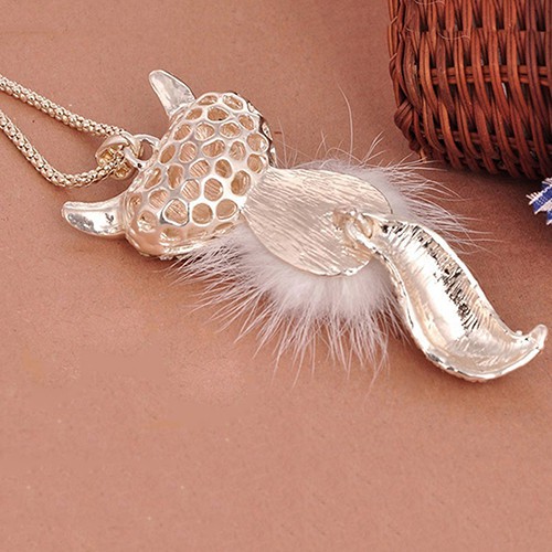 Dây chuyền dài có mặt hình chú cáo đính đá đáng yêu