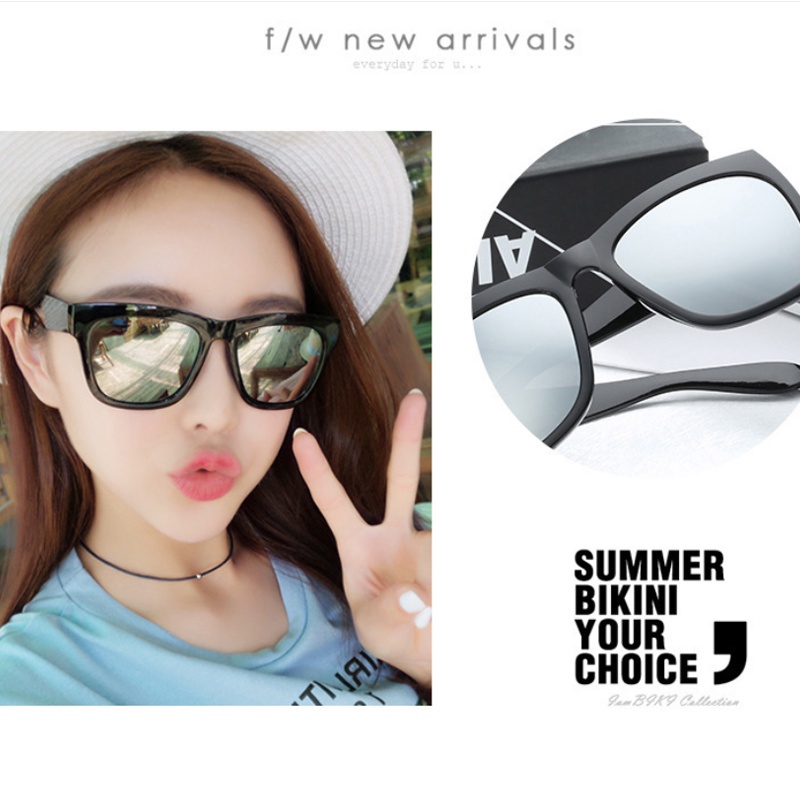 Kính mát phân cực gọng vuông chống tia UV thời trang cho cả nam lẫn nữ