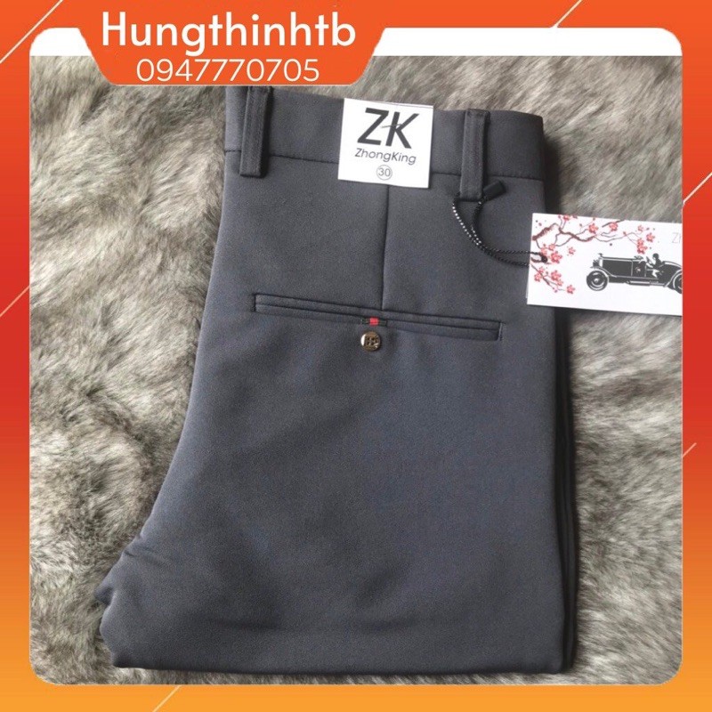 Quần tây nam phom âu dáng hàn quốc ống côn vải co dãn, hình thật chất vải dày mịn đẹp loại 1 chuẩn shop, có freeship.