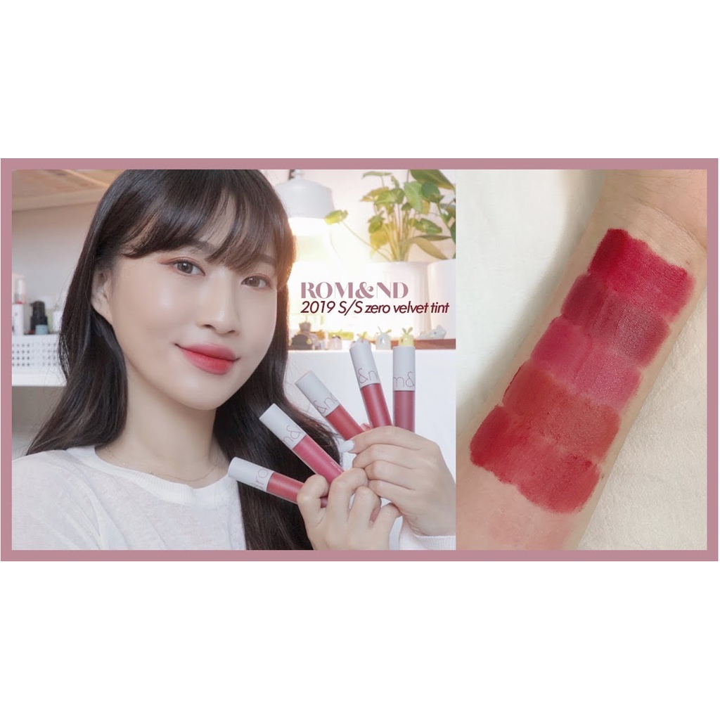 Son kem lì Romand Zero Velvet Tint ( New 5 màu ) | BigBuy360 - bigbuy360.vn
