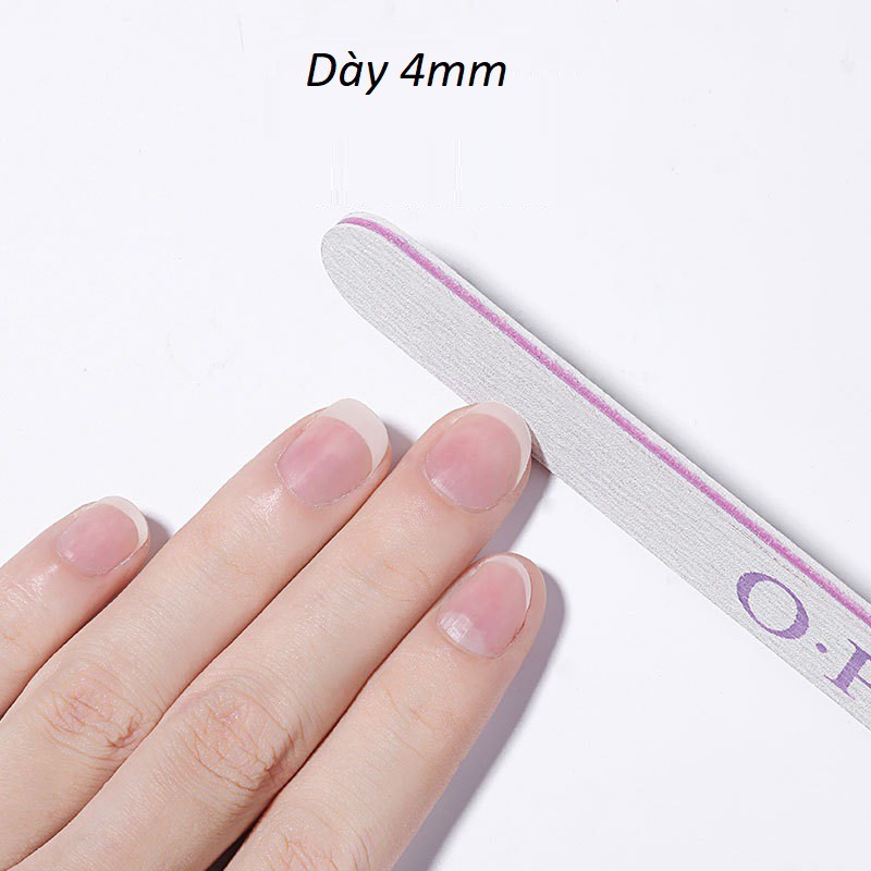 Dũa Móng Tay OPI Dày Có Lớp Đệm Lõi Hồng - Độ Nhám 100-180 /Loại dày chuyên dụng cho Nail Design đủ size