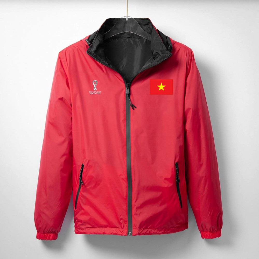 Áo gió 2 mặt đội tuyển Việt Nam - Hàng nhập khẩu