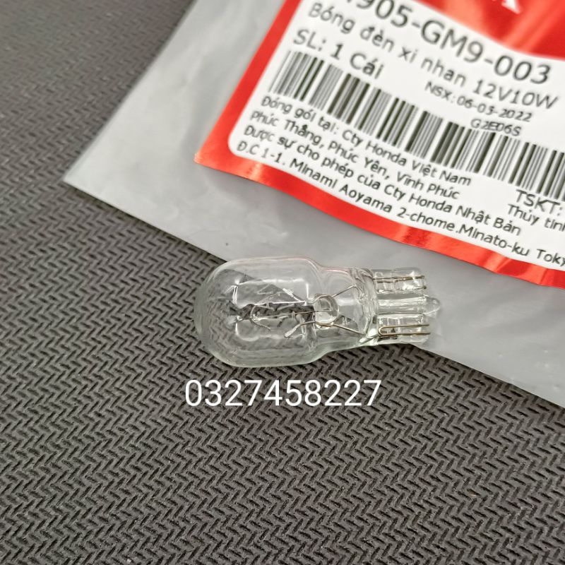 Bóng đèn xi nhan 12V10W xe máy Honda, DREAM, WAVE, FUTURE...zin