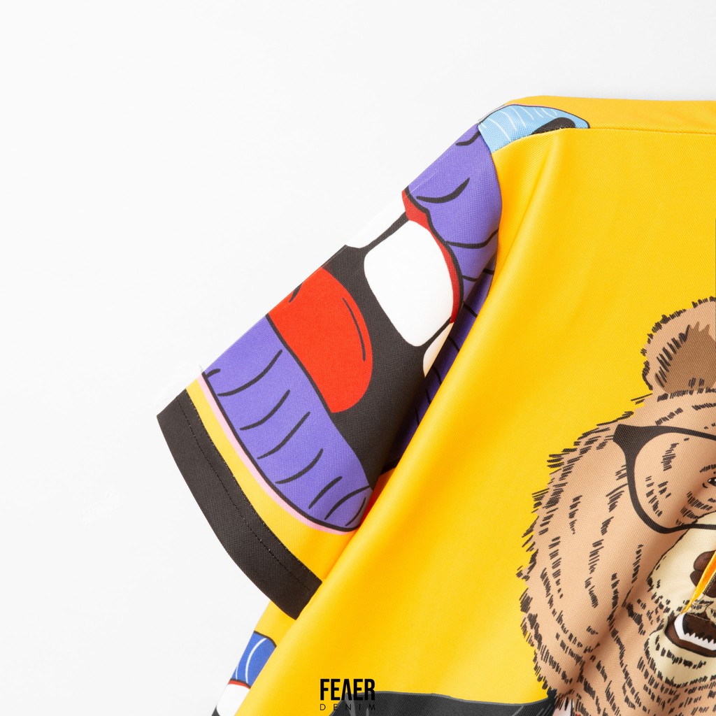 Áo polo nam FEAER DENIM chất thấm hút thoáng khi vải polyeste GYPSY BEAR | BigBuy360 - bigbuy360.vn