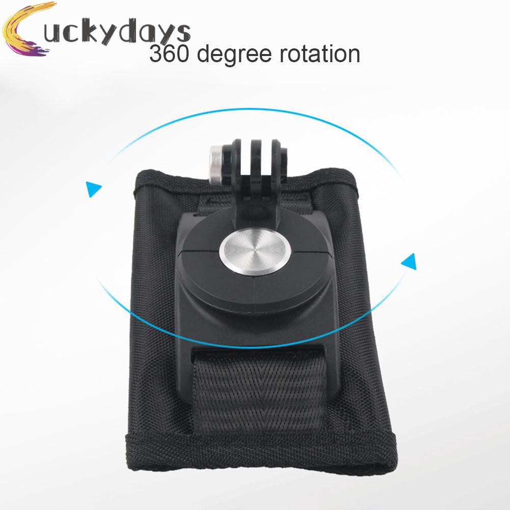 Phụ kiện kẹp gắn ba lô cho máy ảnh thể thao GoPro Hero
 | BigBuy360 - bigbuy360.vn