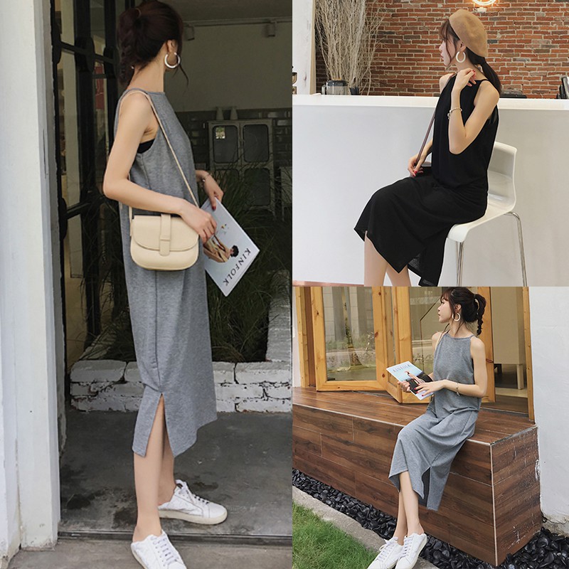Đầm không tay kiểu dáng đơn giản dành cho nữ | BigBuy360 - bigbuy360.vn