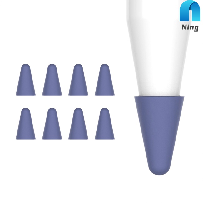 Set 8 Đầu Bọc Ngòi Bút Thay Thế Bằng Silicon Cho Ipad 1st And 2nd Generation Ipencil
