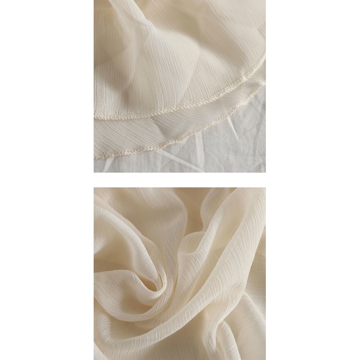 Áo Khoác cardigan chiffon Mỏng Dáng Rộng Tay Phồng Thời Trang Mùa Hè 2022 Mới Cho Nữ