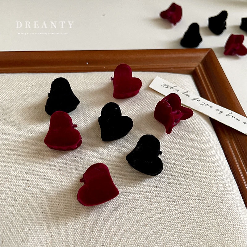 Kẹp Tóc Hình Trái Tim Nhỏ Nhắn Dễ Thương Thời Trang Thu Đông