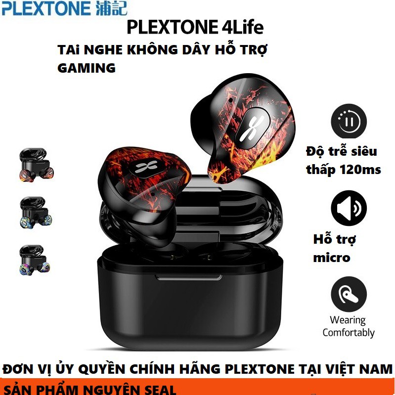 Tai nghe bluetooth plextone 4life TWS,CHUYÊN GAME ,độ trễ cực thấp