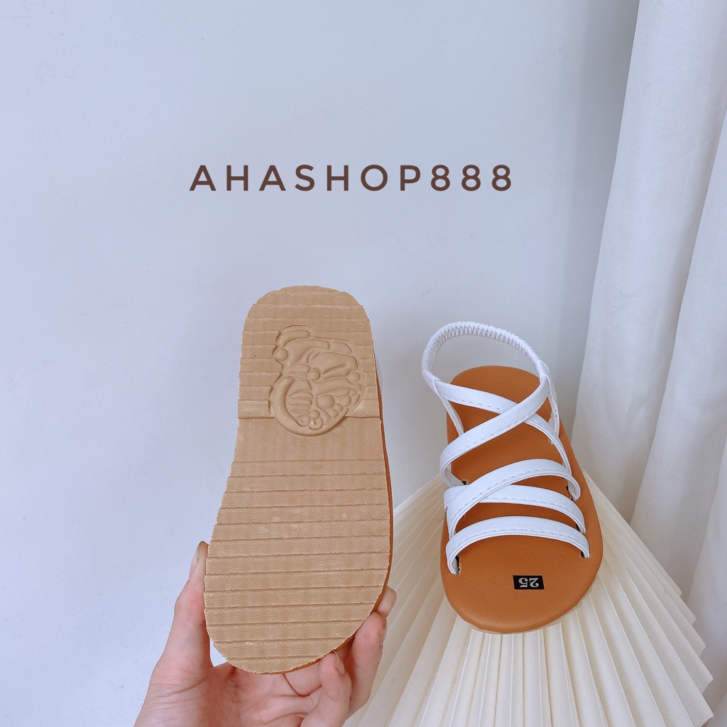 Sandal Quai Hậu Dây Mảnh Thời Trang Có Chun Sau Cho Bé gái 2-4 Tuổi K154