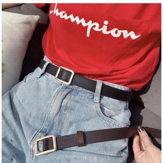 Thắt lưng dây nịt vintage đen
