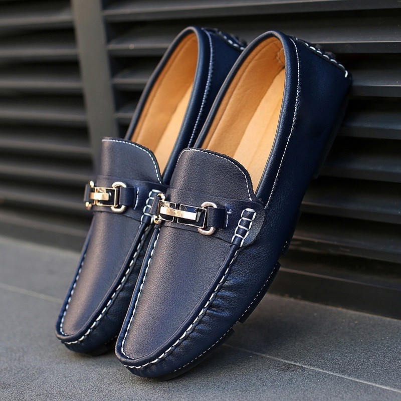 Men's Luxury Leather Lazy Shoes Size 39 ~ 48 Kl2934