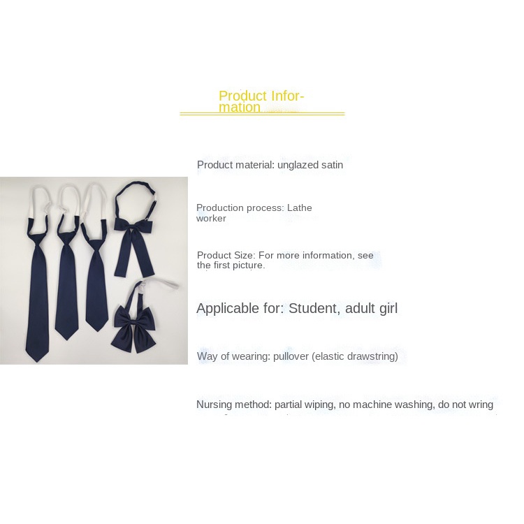 Cà Vạt Nơ Màu Sắc Xinh Xắn Cho Nữ