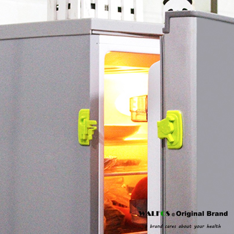 Khóa nhựa Walfos màu xanh lá cây 6 * 6cm