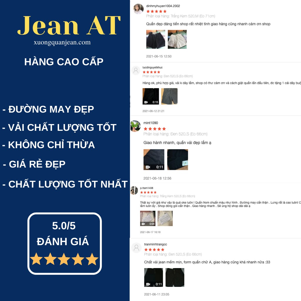 Quần Short Jean Nữ Ống Rộng Lưng Cao BASIC, Quần Ngố Nữ Ống Rộng Phong Cách Ulzzang Hàn Quốc 520 &amp; 304