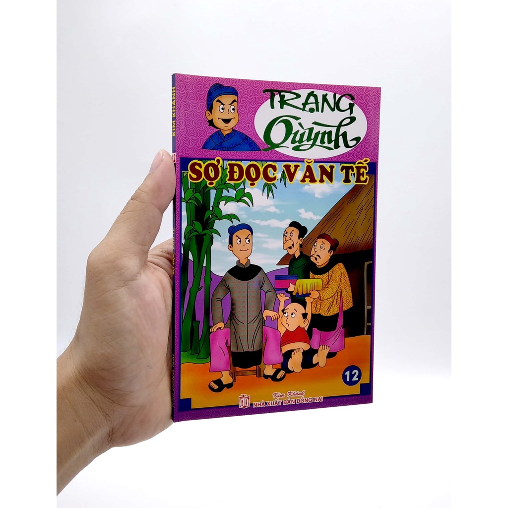 Sách Truyện Tranh Trạng Quỳnh - Tập 12: Sợ Đọc Văn Tế (In Màu)