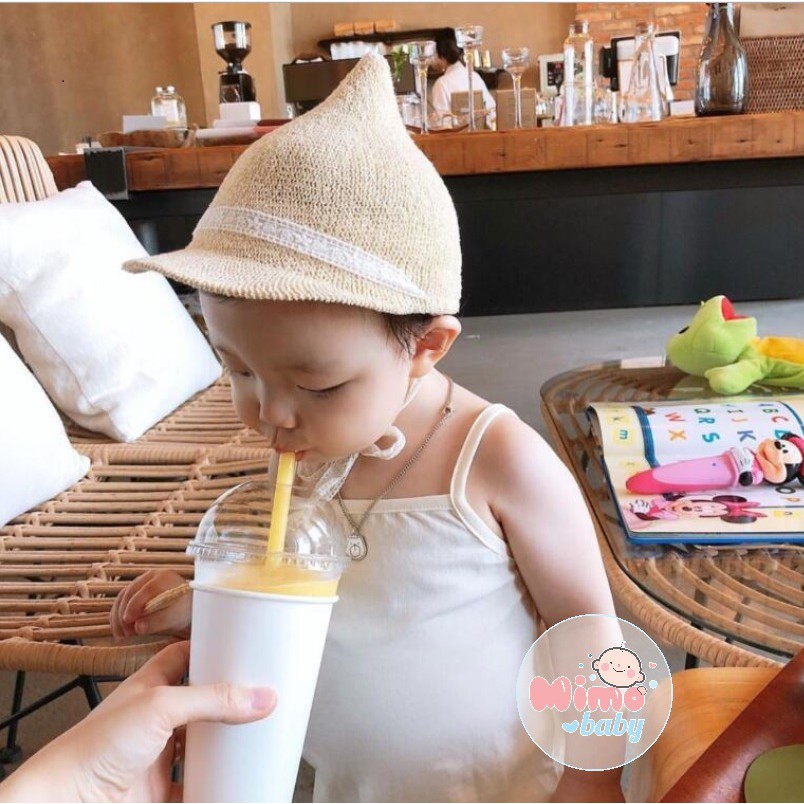 Mũ cói củ tỏi cho bé (6-18m) MH08 Mimo Baby