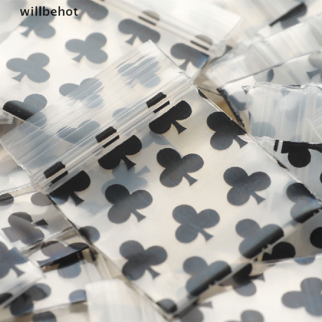 Set 100 túi zip đựng thuốc mini tiện dụng