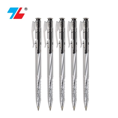 Bút bi Thiên Long TL-027, 3 màu Xanh - Đen - Đỏ, Ruột thay thế BPR-06