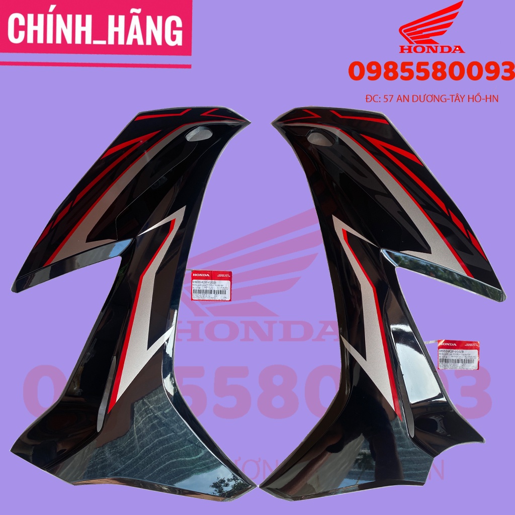Dàn áo, Bộ nhựa, Vỏ xe Winner X Đen bóng 2021 chính hãng Honda