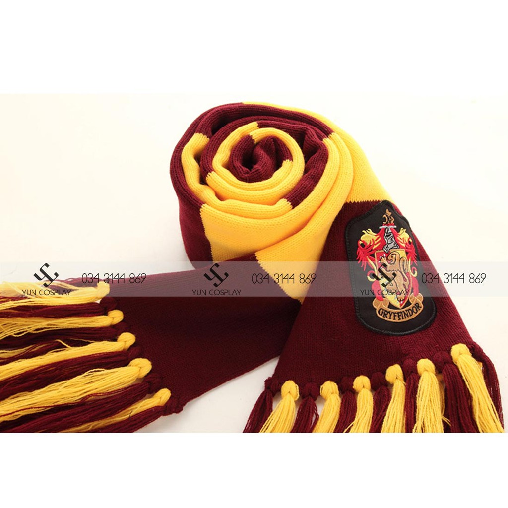 Khăn choàng len Harry Potter |  | 4 nhà Gryffindor Slytherin Ravenclaw Hufflepuff | BigBuy360 - bigbuy360.vn