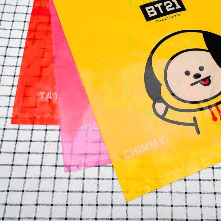 TÚI NILON BT21 CỠ LỚN 42X46 CM