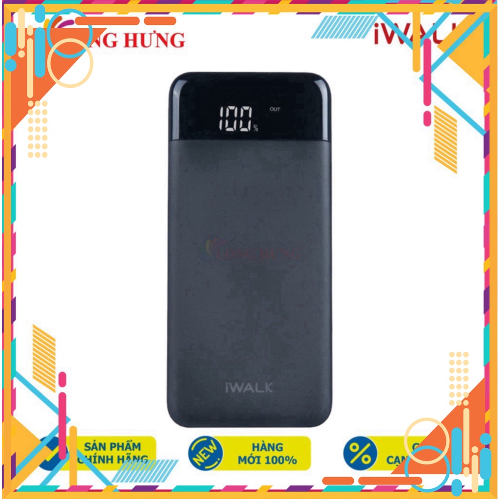 [ Trợ Giá KM ] Sạc dự phòng iWalk 10000 mAh UBU10000 - Chính Hãng 100%