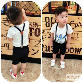 Quần kaki kèm yếm