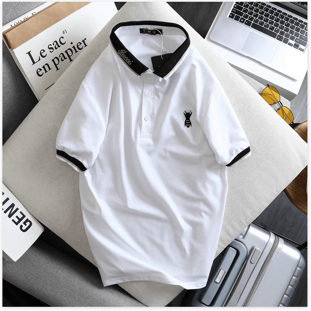 ÁO THUN CỔ TRỤ,THIẾT KẾ HỌA TIẾT TRƠN NHƯNG KHÔNG KÉM PHẦN SANG TRỌNG KHÁNH AN FASHION