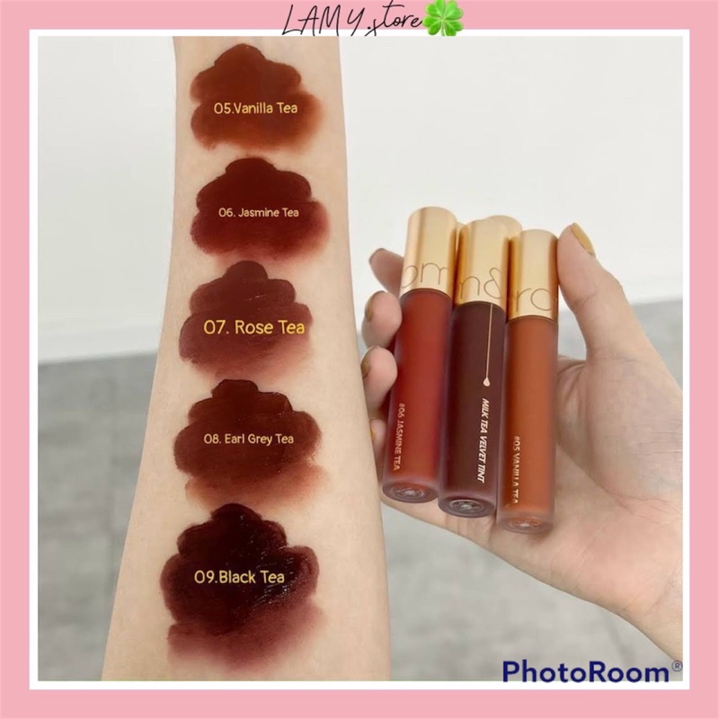 Son Romand Milk Tea Velvet Tint màu 05 06 07 08 09 ver2