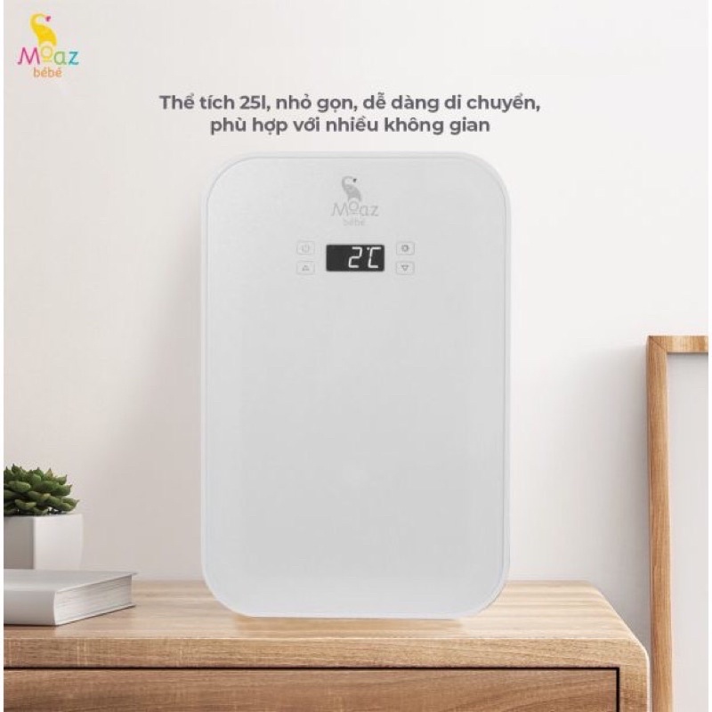 Tủ lạnh mini Moazbebe mb028 25lít-Tủ lạnh đa năng